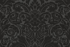 30545-5 cikkszámú tapéta, Architects Paper Luxury Wallpaper tapéta katalógusából Barokk-klasszikus,gyöngyös,metál-fényes,fekete,szürke,vlies tapéta