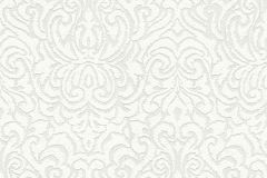 96193-2 cikkszámú tapéta, Architects Paper Tessuto 2 tapéta katalógusából Barokk-klasszikus,valódi textil,bézs-drapp,fehér,gyengén mosható,vlies tapéta