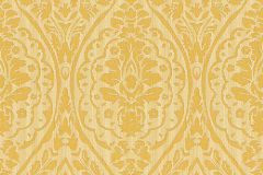 96195-1 cikkszámú tapéta, Architects Paper Tessuto 2 tapéta katalógusából Barokk-klasszikus,valódi textil,bézs-drapp,sárga,gyengén mosható,vlies tapéta