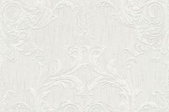 96196-1 cikkszámú tapéta, Architects Paper Tessuto 2 tapéta katalógusából Barokk-klasszikus,valódi textil,fehér,szürke,gyengén mosható,vlies tapéta