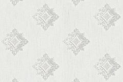 96200-1 cikkszámú tapéta, Architects Paper Tessuto 2 tapéta katalógusából Barokk-klasszikus,valódi textil,fehér,szürke,gyengén mosható,vlies tapéta