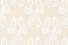 95630-7 cikkszámú tapéta, Architects Paper Tessuto tapéta katalógusából Barokk-klasszikus,különleges motívumos,természeti mintás,valódi textil,virágmintás,fehér,narancs-terrakotta,gyengén mosható,vlies tapéta