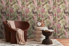 78219-2 cikkszámú tapéta, As Creation Anna dAndrea tapéta katalógusából Természeti mintás,pink-rózsaszín,piros-bordó,zöld,lemosható,vlies tapéta