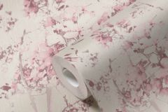 37816-3 cikkszámú tapéta, As Creation Attractive tapéta katalógusából Virágmintás,fehér,pink-rózsaszín,súrolható,vlies tapéta