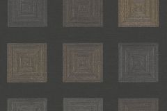 37172-4 cikkszámú tapéta, As Creation Black is Beautiful tapéta katalógusából Geometriai mintás,kockás,fekete,szürke,súrolható,vlies tapéta