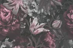 38509-3 cikkszámú tapéta, As Creation Black is Beautiful tapéta katalógusából Természeti mintás,virágmintás,fehér,fekete,pink-rózsaszín,szürke,súrolható,vlies tapéta