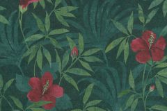 38028-1 cikkszámú tapéta, As Creation Cuba tapéta katalógusából Természeti mintás,virágmintás,pink-rózsaszín,zöld,súrolható,vlies tapéta
