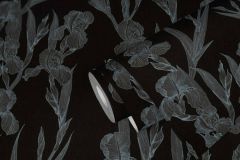 37526-2 cikkszámú tapéta, As Creation Daniel Hechter 6 tapéta katalógusából Természeti mintás,virágmintás,fekete,szürke,súrolható,vlies tapéta