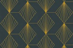 36156-2 cikkszámú tapéta, As Creation French Affair tapéta katalógusából Dekor,geometriai mintás,arany,fekete,súrolható,vlies tapéta