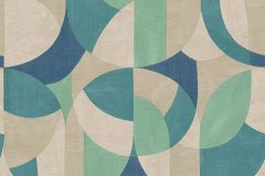 39932-2 cikkszámú tapéta, As Creation French Affair tapéta katalógusából Absztrakt,geometriai mintás,bézs-drapp,kék,zöld,súrolható,vlies tapéta