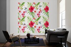 DD116608 cikkszámú tapéta, As Creation Greenery tapéta katalógusából Virágmintás,pink-rózsaszín,zöld,vlies panel, fotótapéta