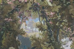 37652-2 cikkszámú tapéta, As Creation History of Art tapéta katalógusából állatok,természeti mintás,kék,pink-rózsaszín,szürke,zöld,súrolható,vlies tapéta