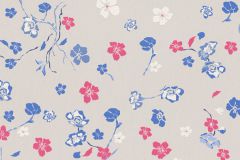 38907-3 cikkszámú tapéta, As Creation House of Turnowsky tapéta katalógusából Virágmintás,kék,lila,pink-rózsaszín,lemosható,vlies tapéta