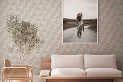 38506-1 cikkszámú tapéta, As Creation Natural Living tapéta katalógusából Geometriai mintás,textil hatású,bézs-drapp,szürke,lemosható,vlies tapéta
