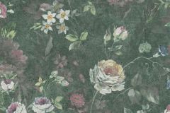 38636-2 cikkszámú tapéta, As Creation Natural Living tapéta katalógusából Rajzolt,természeti mintás,textil hatású,virágmintás,fehér,piros-bordó,sárga,szürke,zöld,lemosható,vlies tapéta