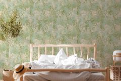 38638-1 cikkszámú tapéta, As Creation Natural Living tapéta katalógusából Természeti mintás,textil hatású,bézs-drapp,zöld,lemosható,vlies tapéta