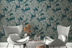 38663-1 cikkszámú tapéta, As Creation Natural Living tapéta katalógusából Természeti mintás,textil hatású,bézs-drapp,zöld,lemosható,vlies tapéta