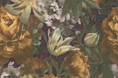 38509-2 cikkszámú tapéta, As Creation Pint Walls tapéta katalógusából Virágmintás,sárga,zöld,súrolható,vlies tapéta