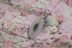 38008-1 cikkszámú tapéta, As Creation Trendwall 2 tapéta katalógusából Virágmintás,pink-rózsaszín,súrolható,vlies tapéta