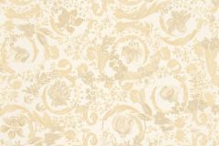 38706-3 cikkszámú tapéta, As Creation Versace 5 tapéta katalógusából Barokk-klasszikus,virágmintás,arany,fehér,súrolható,vlies tapéta