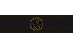 93522-4 cikkszámú tapéta, As Creation Versace 5 tapéta katalógusából Barokk-klasszikus,arany,fekete,súrolható,vlies bordűr