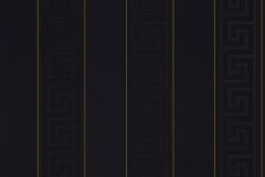 93524-4 cikkszámú tapéta, As Creation Versace 5 tapéta katalógusából Csíkos,arany,fekete,illesztés mentes,súrolható,vlies tapéta
