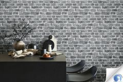 78457-1 cikkszámú tapéta, As Creation WOW Designdrop tapéta katalógusából 3d hatású,dekor,kőhatású-kőmintás,szürke,súrolható,vlies tapéta