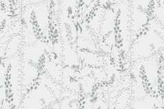 1786 cikkszámú tapéta, Boras Scandinavian Designers II tapéta katalógusából Rajzolt,retro,természeti mintás,fehér,szürke,lemosható,vlies tapéta