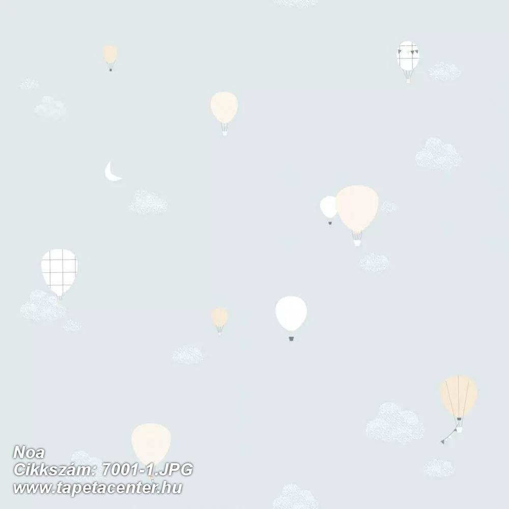 Gyerek,kék,szürke,gyengén mosható,vlies tapéta 