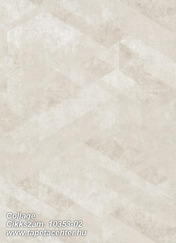 Geometriai mintás,kőhatású-kőmintás,bézs-drapp,gyöngyház,lemosható,vlies tapéta 