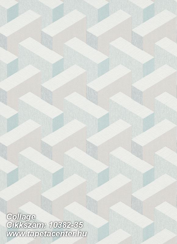 3d hatású,geometriai mintás,bézs-drapp,fehér,szürke,zöld,lemosható,vlies tapéta 