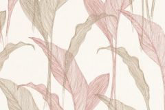 10207-05 cikkszámú tapéta, Erismann Elle 2 tapéta katalógusából Csillámos,természeti mintás,virágmintás,arany,fehér,pink-rózsaszín,lemosható,vlies tapéta