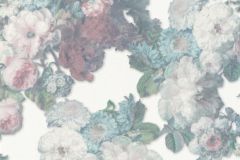10153-01 cikkszámú tapéta, Erismann Elle tapéta katalógusából Virágmintás,fehér,pink-rózsaszín,lemosható,vlies tapéta