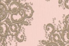 10154-05 cikkszámú tapéta, Erismann Elle tapéta katalógusából Barokk-klasszikus,metál-fényes,arany,pink-rózsaszín,lemosható,vlies tapéta