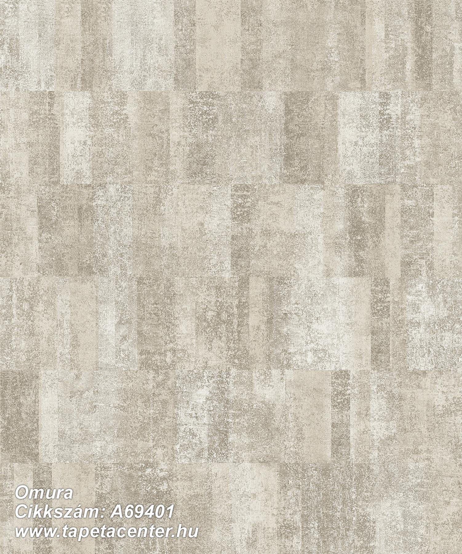 Beton,geometriai mintás,bézs-drapp,szürke,lemosható,vlies tapéta 
