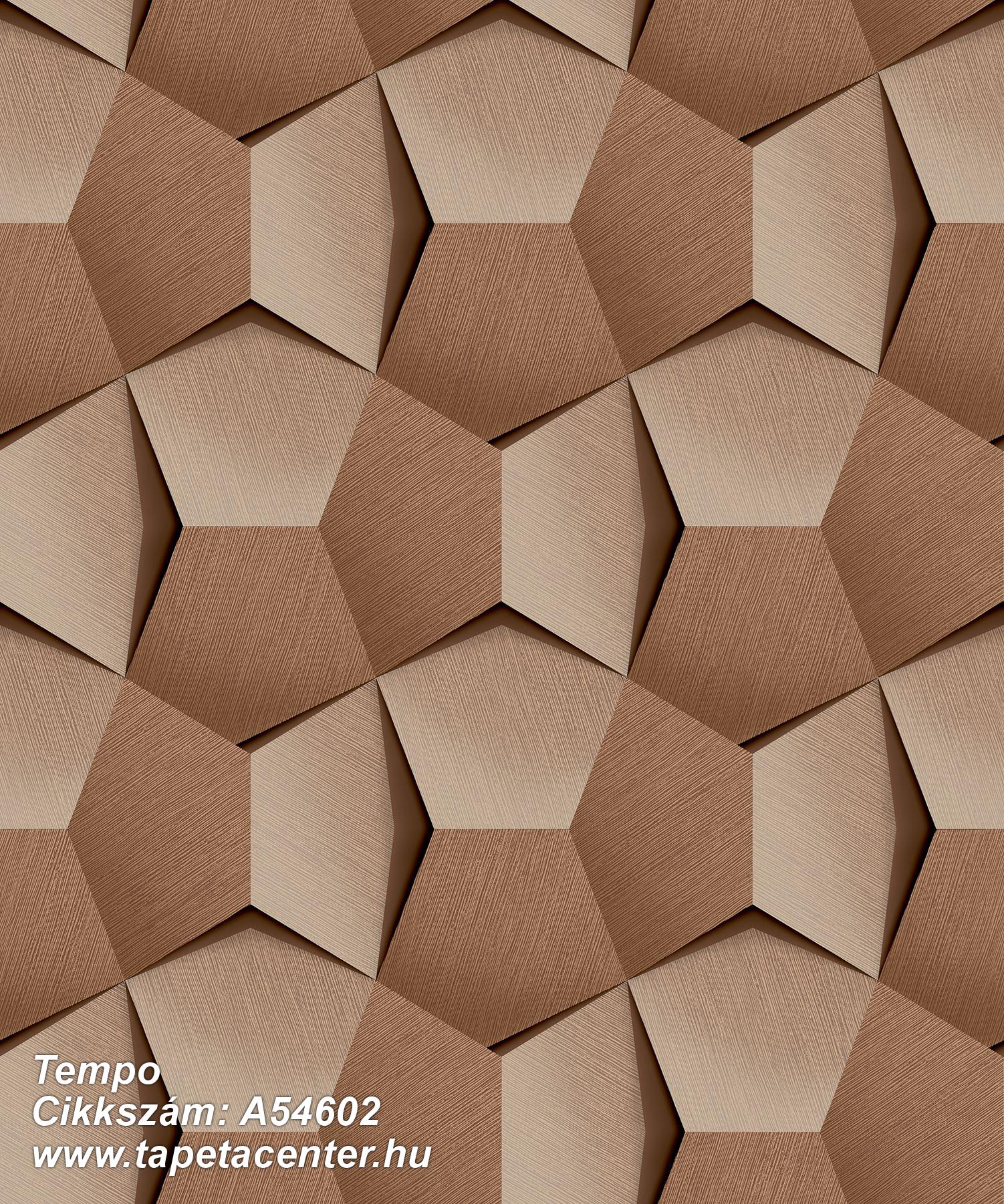 3d hatású,geometriai mintás,barna,illesztés mentes,lemosható,vlies tapéta 3d hatású,geometriai mintás,barna,illesztés mentes,lemosható,vlies tapéta