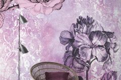 6032B-VD2 cikkszámú tapéta, Komar Komar Infinity tapéta katalógusából Különleges felületű,különleges motívumos,természeti mintás,virágmintás,fehér,lila,pink-rózsaszín,szürke,vlies poszter, fotótapéta