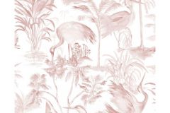 47401 cikkszámú tapéta, Marburg Eden tapéta katalógusából állatok,rajzolt,fehér,pink-rózsaszín,lemosható,vlies tapéta