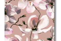 47465 cikkszámú tapéta, Marburg Eden tapéta katalógusából Rajzolt,virágmintás,bézs-drapp,pink-rózsaszín,lemosható,vlies tapéta