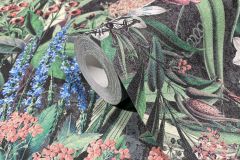 47475 cikkszámú tapéta, Marburg Eden tapéta katalógusából Természeti mintás,virágmintás,fekete,kék,zöld,lemosható,vlies tapéta