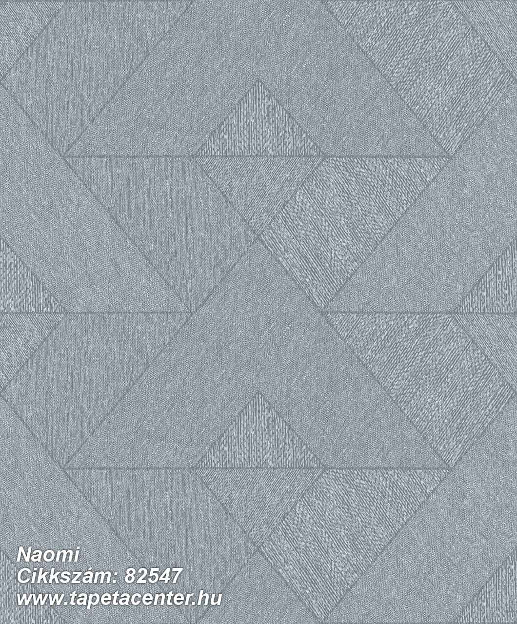 Geometriai mintás,szürke,lemosható,vlies tapéta 