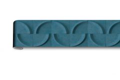 34470 cikkszámú tapéta, Marburg Shades Iconic tapéta katalógusából Kék,lemosható,vlies bordűr
