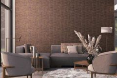 Geometriai mintás,barna,súrolható,vlies tapéta 33361 cikkszámú tapéta, Marburg Travertino tapéta katalógusából Geometriai mintás,barna,súrolható,vlies tapéta