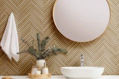 Geometriai mintás,barna,súrolható,vlies tapéta 33376 cikkszámú tapéta, Marburg Travertino tapéta katalógusából Geometriai mintás,barna,súrolható,vlies tapéta