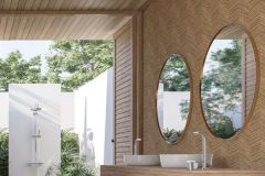 Geometriai mintás,barna,súrolható,vlies tapéta 33377 cikkszámú tapéta, Marburg Travertino tapéta katalógusából Geometriai mintás,barna,súrolható,vlies tapéta