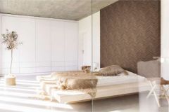 Geometriai mintás,barna,súrolható,vlies tapéta 33378 cikkszámú tapéta, Marburg Travertino tapéta katalógusából Geometriai mintás,barna,súrolható,vlies tapéta