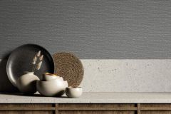 Egyszínű,textilmintás,fekete,súrolható,vlies tapéta 33386 cikkszámú tapéta, Marburg Travertino tapéta katalógusából Egyszínű,textilmintás,fekete,súrolható,vlies tapéta