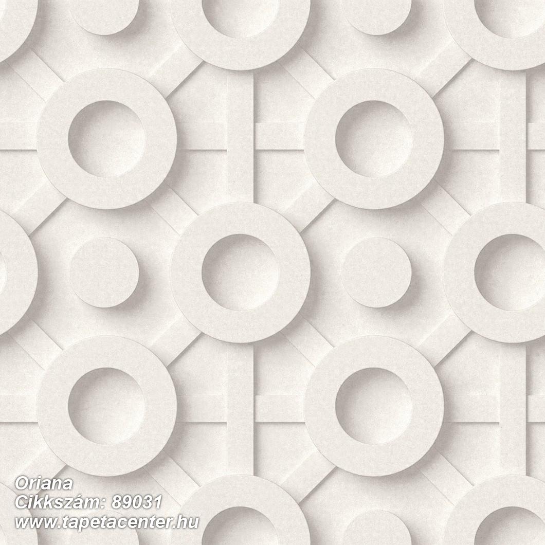 3d hatású,geometriai mintás,fehér,szürke,lemosható,vlies tapéta 