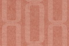 301778 cikkszámú tapéta, Rasch Textil Linen House tapéta katalógusából Geometriai mintás,metál-fényes,piros-bordó,gyengén mosható,vlies tapéta