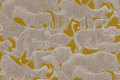 291581 cikkszámú tapéta, Rasch Textil Sakura tapéta katalógusából állatok,arany,bézs-drapp,gyengén mosható,vlies tapéta